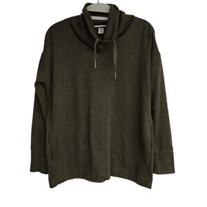 Women's Old Navy "Active" Green Knit Turtle Neck Pullover | Size Small Petite
